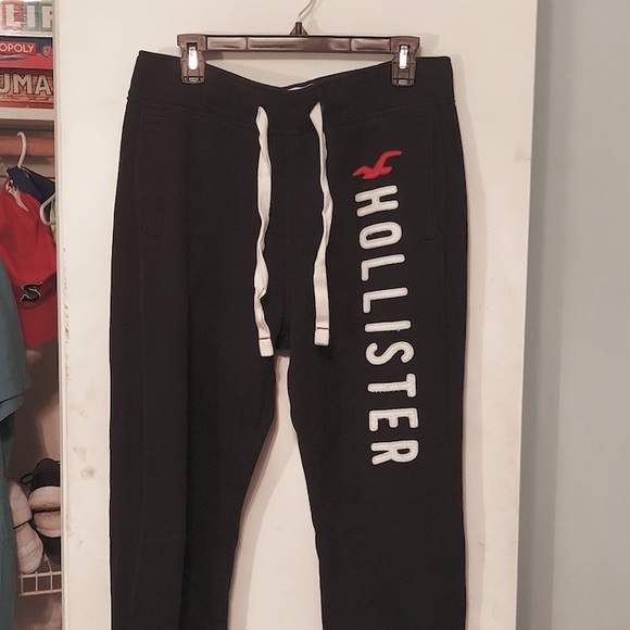 hollister black sweatpants